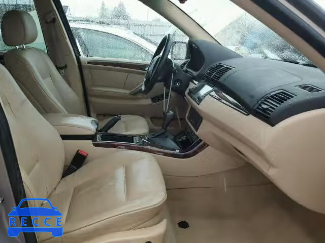 2005 BMW X5 4.4I 5UXFB53515LV17255 зображення 4