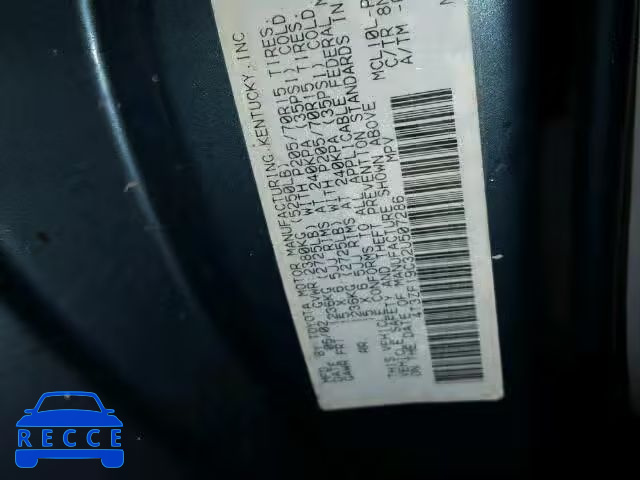 2002 TOYOTA SIENNA CE 4T3ZF19C32U507286 image 9