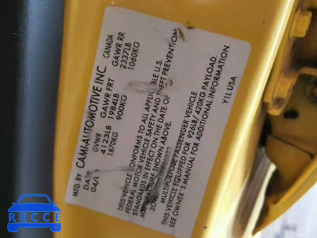 2002 CHEVROLET TRACKER ZR 2CNBJ734326946032 Bild 9