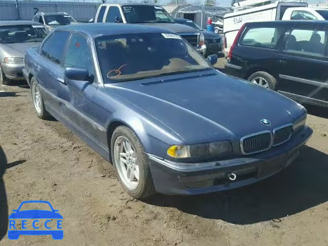 2001 BMW 740I AUTOMATIC WBAGG83421DN86893 image 0