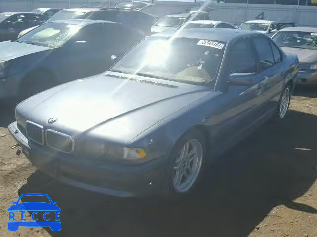 2001 BMW 740I AUTOMATIC WBAGG83421DN86893 image 1