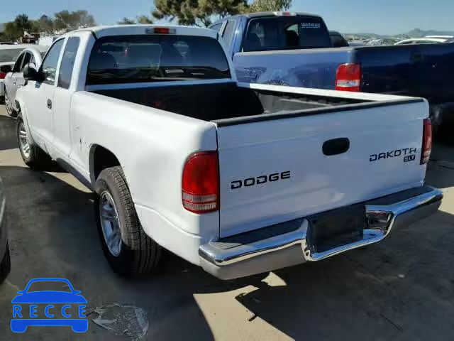 2004 DODGE DAKOTA SLT 1D7GL42K44S607708 зображення 2