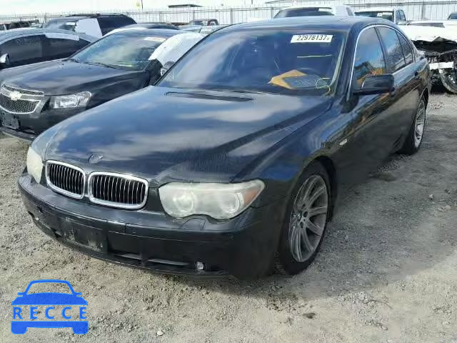2003 BMW 745I WBAGL63483DP68455 зображення 1