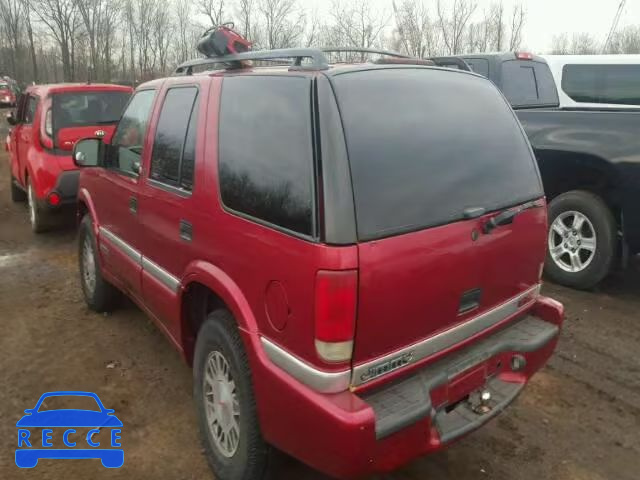 2001 GMC JIMMY 1GKDT13W212206509 image 2