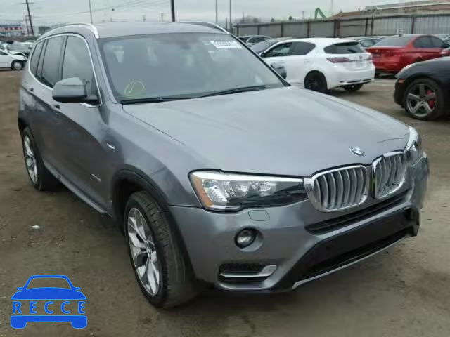 2016 BMW X3 XDRIVE2 5UXWX9C55G0D80773 image 0