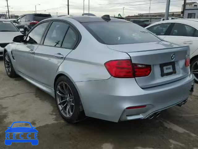 2015 BMW M3 WBS3C9C59FP804080 image 2