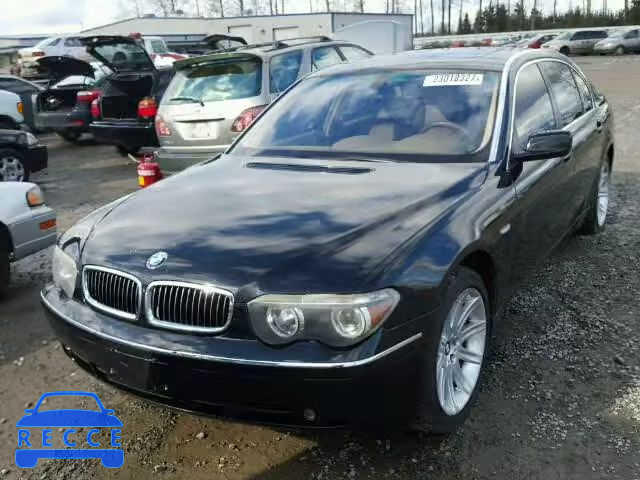 2002 BMW 745LI WBAGN63462DR00511 image 1