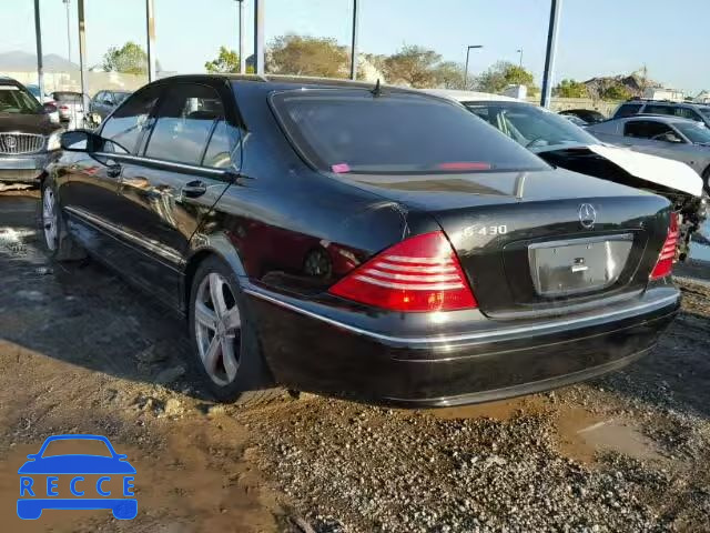 2003 MERCEDES-BENZ S430 WDBNG70J23A375355 зображення 2