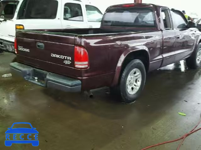 2004 DODGE DAKOTA SXT 1D7GL12K54S663350 зображення 3