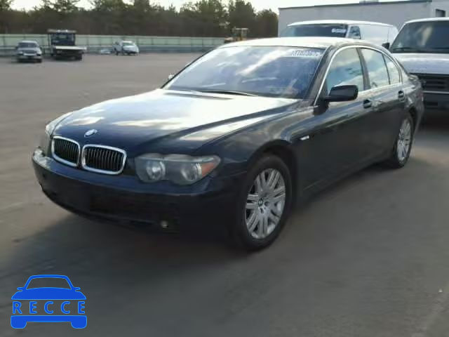 2002 BMW 745I WBAGL63412DP55268 image 1