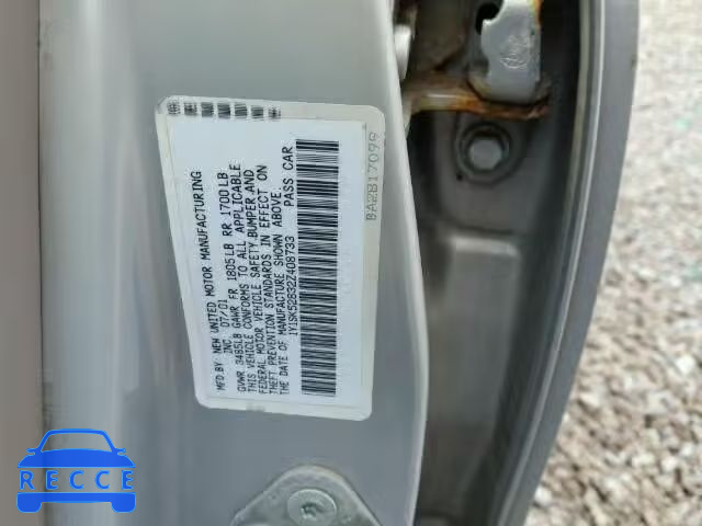 2002 CHEVROLET PRIZM/LSI 1Y1SK52832Z408733 image 9