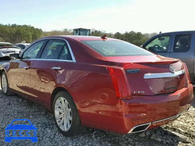 2014 CADILLAC CTS 1G6AP5SXXE0154944 image 2