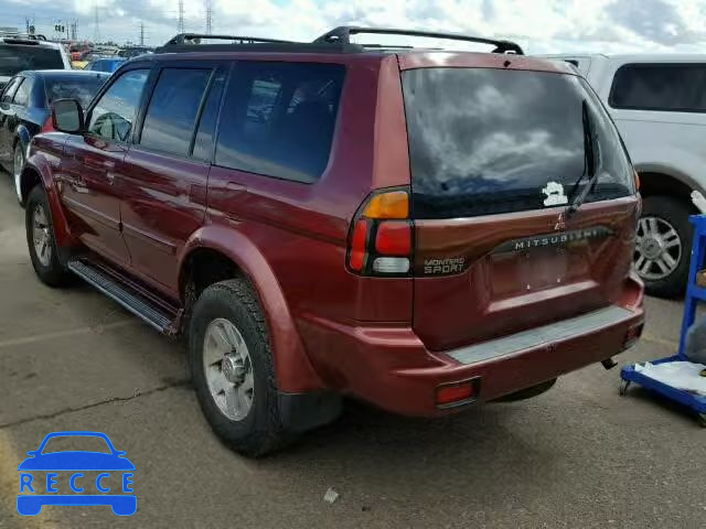 2000 MITSUBISHI MONTERO SP JA4LS41R4YP812832 image 2