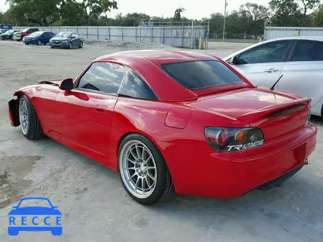 2000 HONDA S2000 JHMAP1147YT007866 image 2