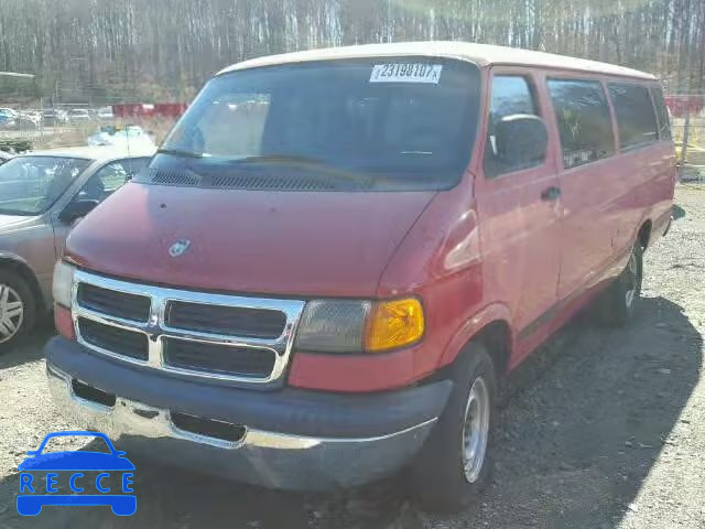 2002 DODGE RAM WAGON 2B5WB35Y42K107874 зображення 1