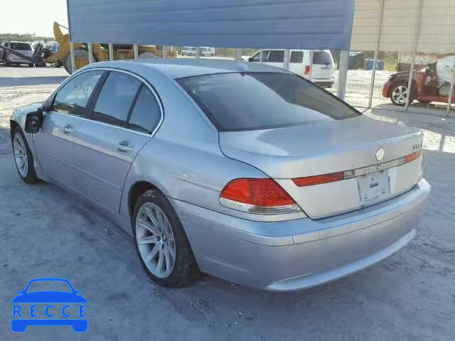 2002 BMW 745I WBAGL63452DP54348 Bild 2