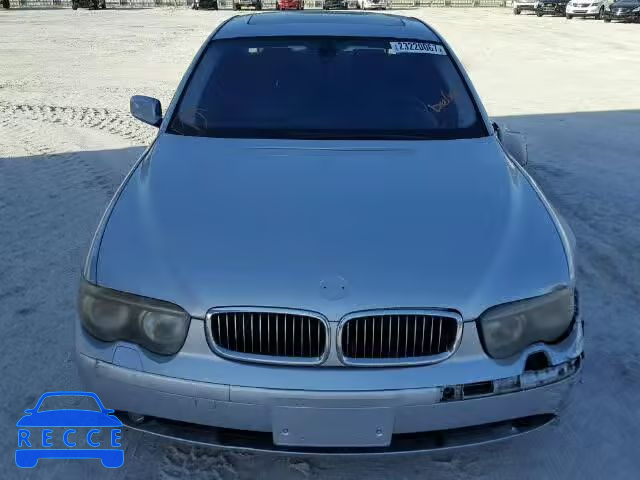 2002 BMW 745I WBAGL63452DP54348 Bild 8