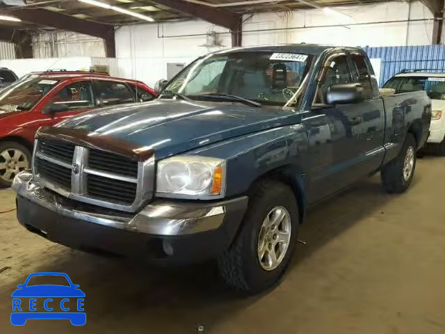 2005 DODGE DAKOTA SLT 1D7HW42N95S252266 image 1