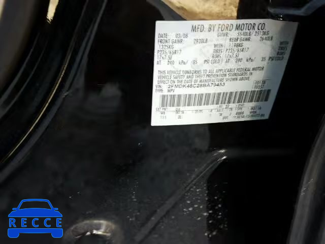 2008 FORD EDGE SEL A 2FMDK48C28BA79453 image 9