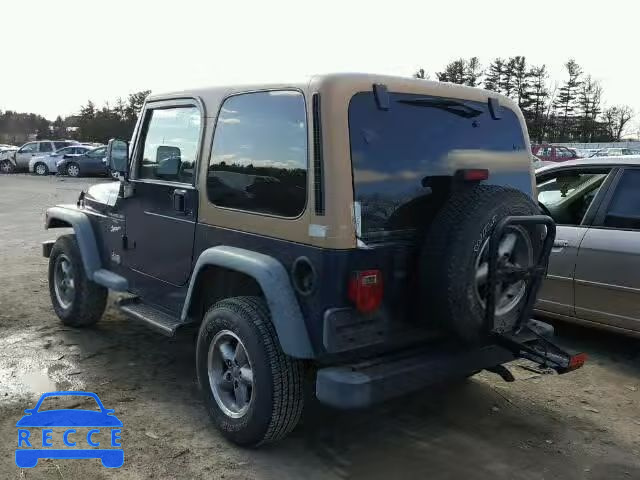 1997 JEEP WRANGLER S 1J4FY19S0VP537070 image 2