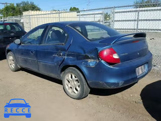 2002 DODGE NEON ES 1B3ES56C42D649571 image 2