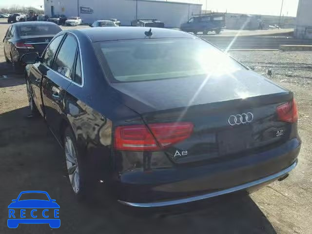 2011 AUDI A8 QUATTRO WAUAVAFD5BN001122 image 2