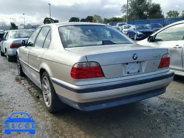 1995 BMW 740I AUTOMATIC WBAGF6323SDH05416 image 2