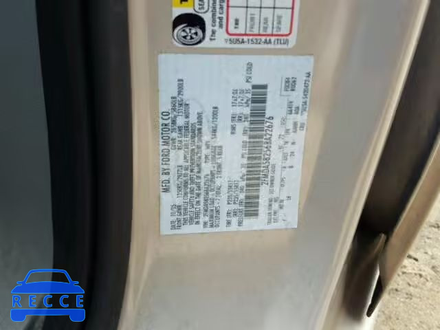 2006 FORD FREESTAR L 2FMDA58256BA22676 зображення 9