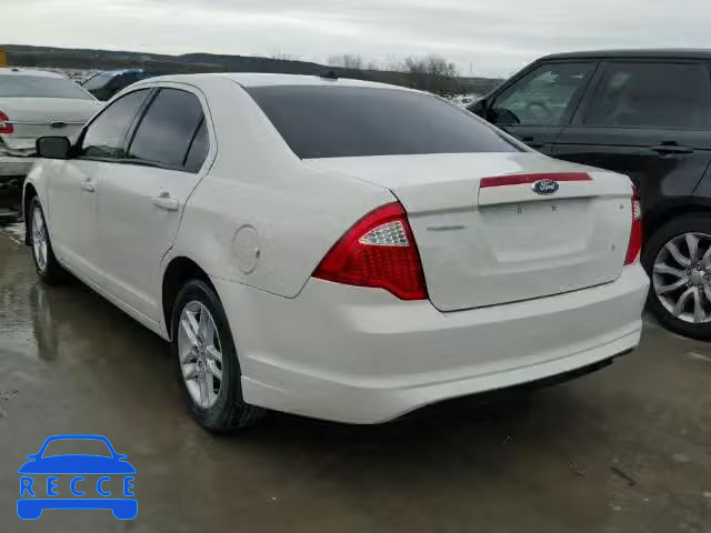 2012 FORD FUSION S 3FAHP0GAXCR449807 зображення 2