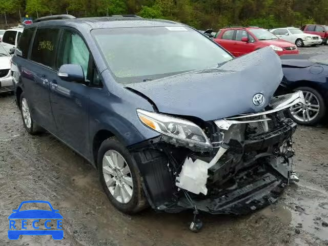 2015 TOYOTA SIENNA XLE 5TDDK3DC2FS095605 image 0