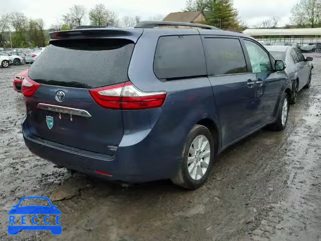 2015 TOYOTA SIENNA XLE 5TDDK3DC2FS095605 image 3