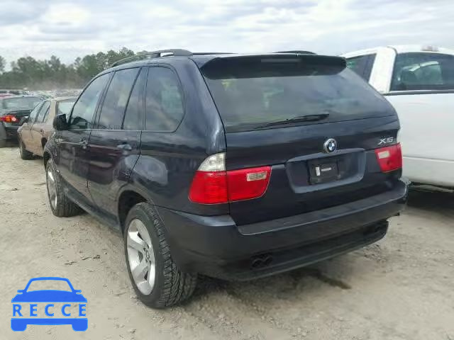 2005 BMW X5 4.4I 5UXFB53555LV13600 image 2