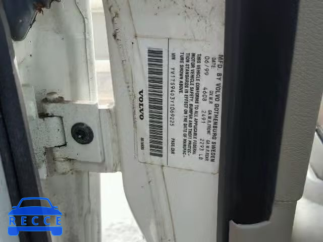 2000 VOLVO S80 YV1TS94D3Y1069225 image 9