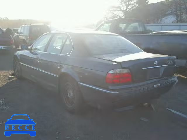 1999 BMW 740I AUTOMATIC WBAGG8331XDN74976 зображення 2