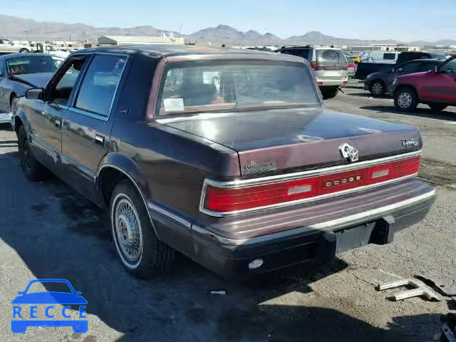 1992 DODGE DYNASTY LE 1B3XC56R1ND714925 зображення 2