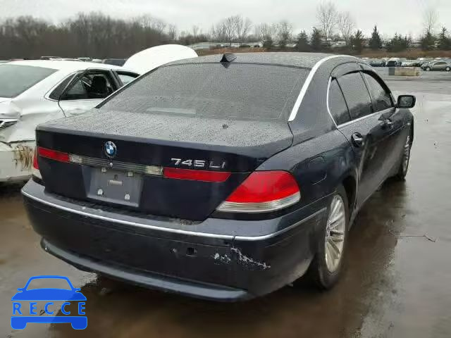 2005 BMW 745LI WBAGN63505DS57117 зображення 3