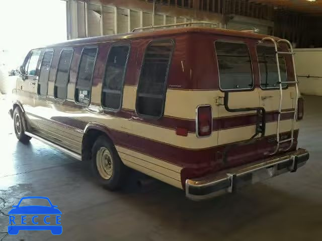 1987 DODGE RAM VAN B2 2B6HB23W4HK216988 image 2