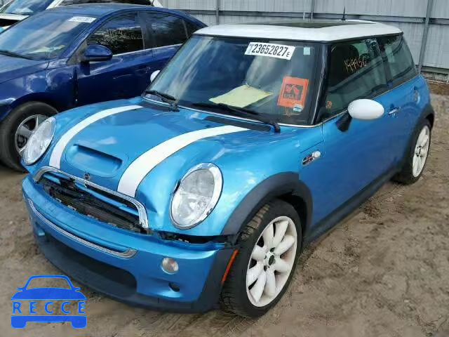 2004 MINI COOPER S WMWRE33474TD75252 image 1