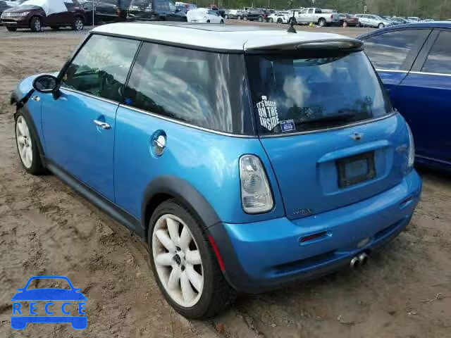 2004 MINI COOPER S WMWRE33474TD75252 image 2