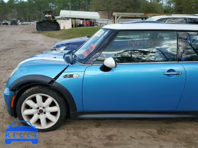 2004 MINI COOPER S WMWRE33474TD75252 image 8