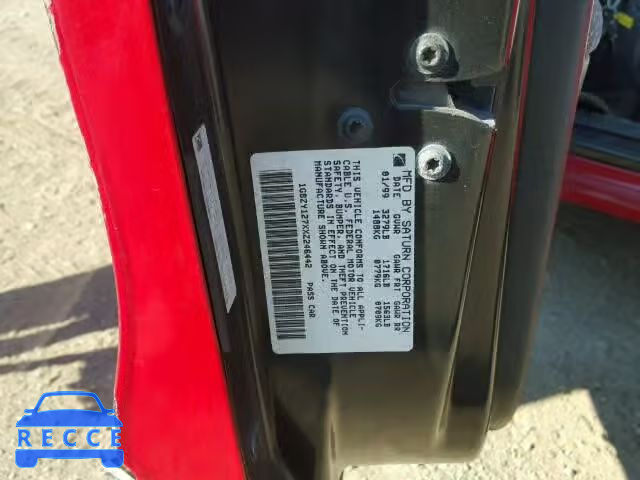 1999 SATURN SC2 1G8ZY127XXZ246442 image 9