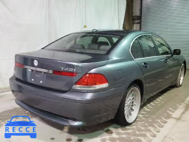 2002 BMW 745I WBAGL63422DP58227 Bild 3