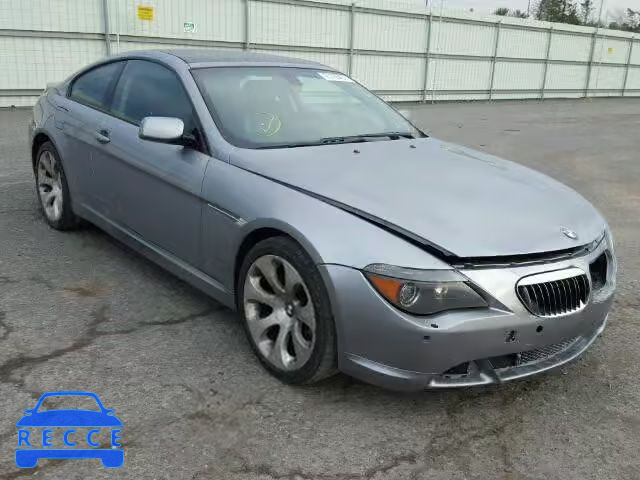 2006 BMW 650I WBAEH13496CR49621 зображення 0