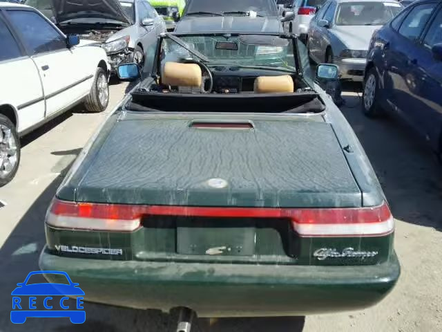 1991 ALFA ROMEO SPIDER VEL ZARBB32N7M6009185 image 5