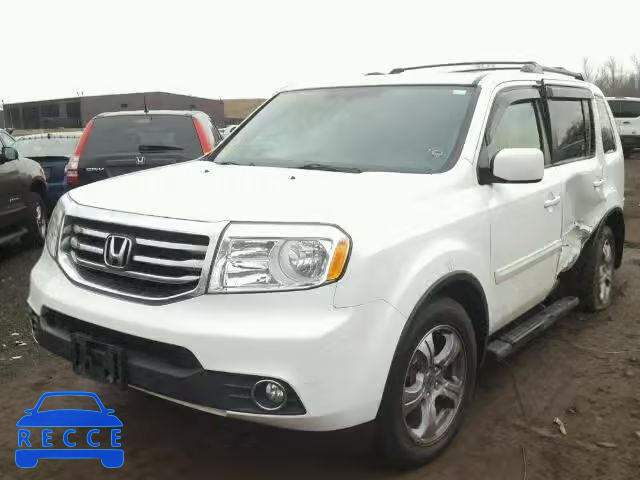 2013 HONDA PILOT EXLN 5FNYF4H70DB015843 image 1