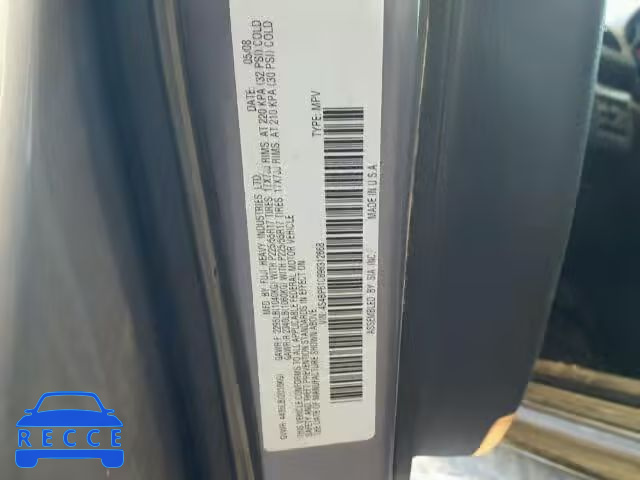 2009 SUBARU OUTBACK 2. 4S4BP61C896312668 image 9