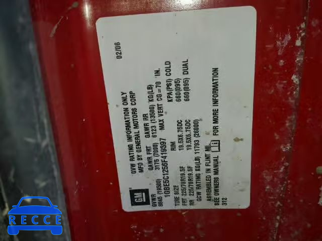 2006 CHEVROLET C5C042 550 1GBE5C1256F419397 image 9