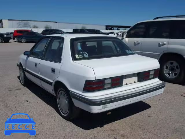 1990 DODGE SHADOW 1B3XP48D1LN199819 зображення 2