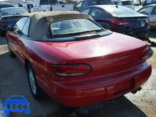 1997 CHRYSLER SEBRING JX 3C3EL55H0VT587937 image 2