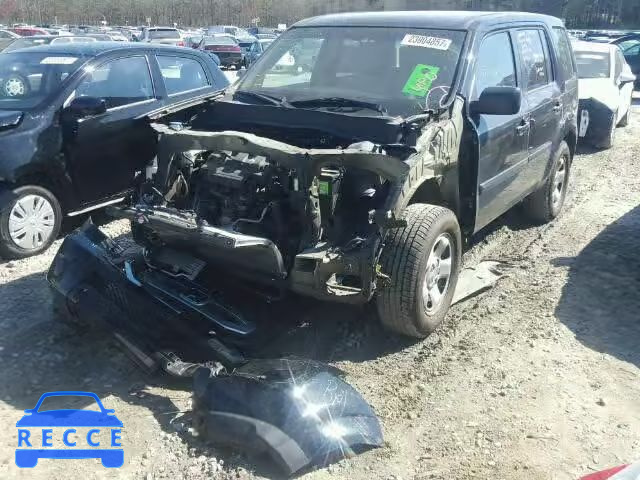 2010 HONDA PILOT LX 5FNYF3H26AB014934 image 1